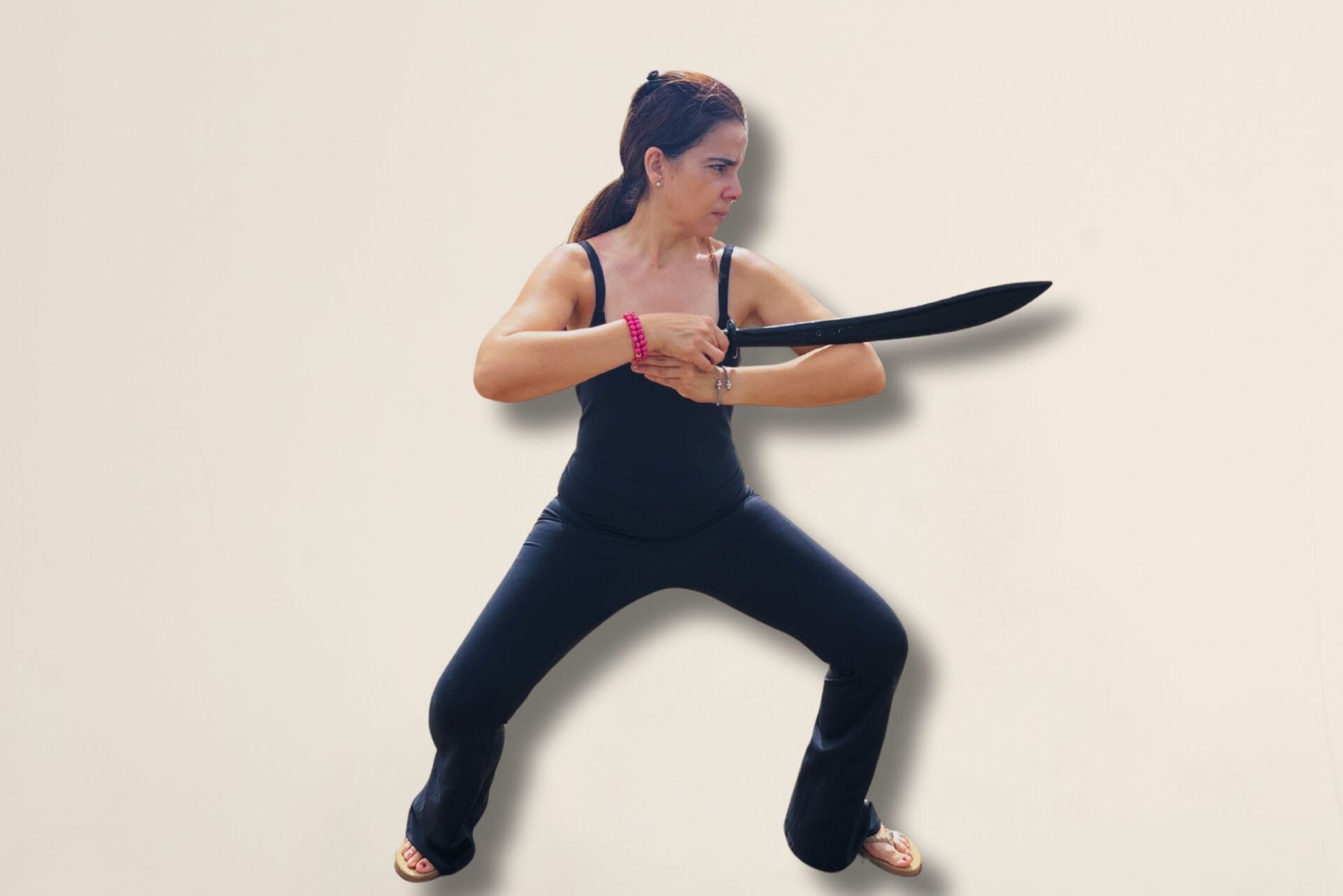 postura Tog Chod yoga espada